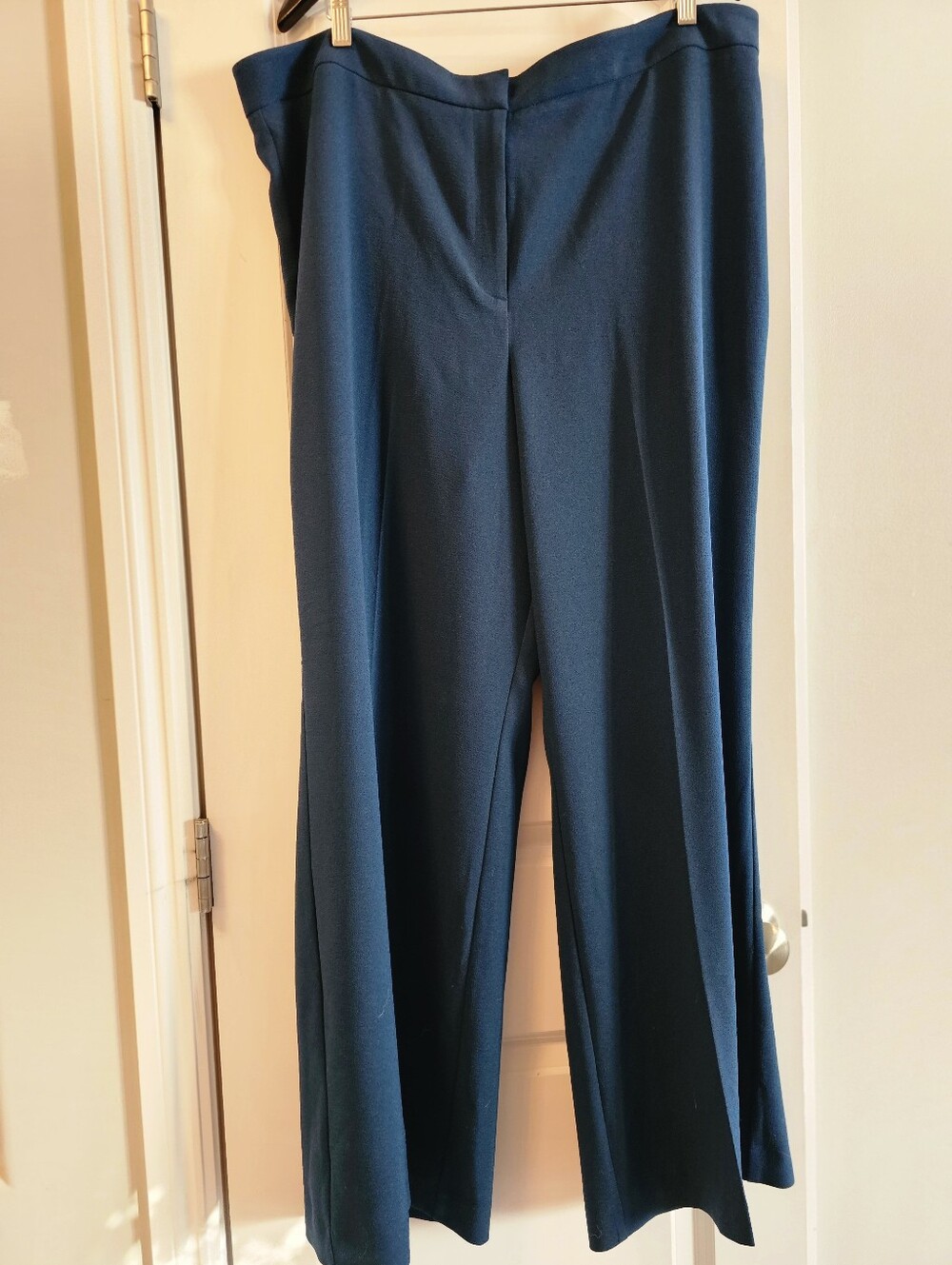NWT - NY&Co Crepe Women's Teal Wide-Leg Dress Pants Size 2x